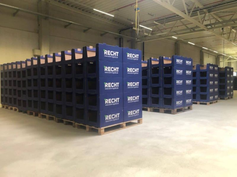 Stapelbox LK180002 – Barcodefläche im Einsatz