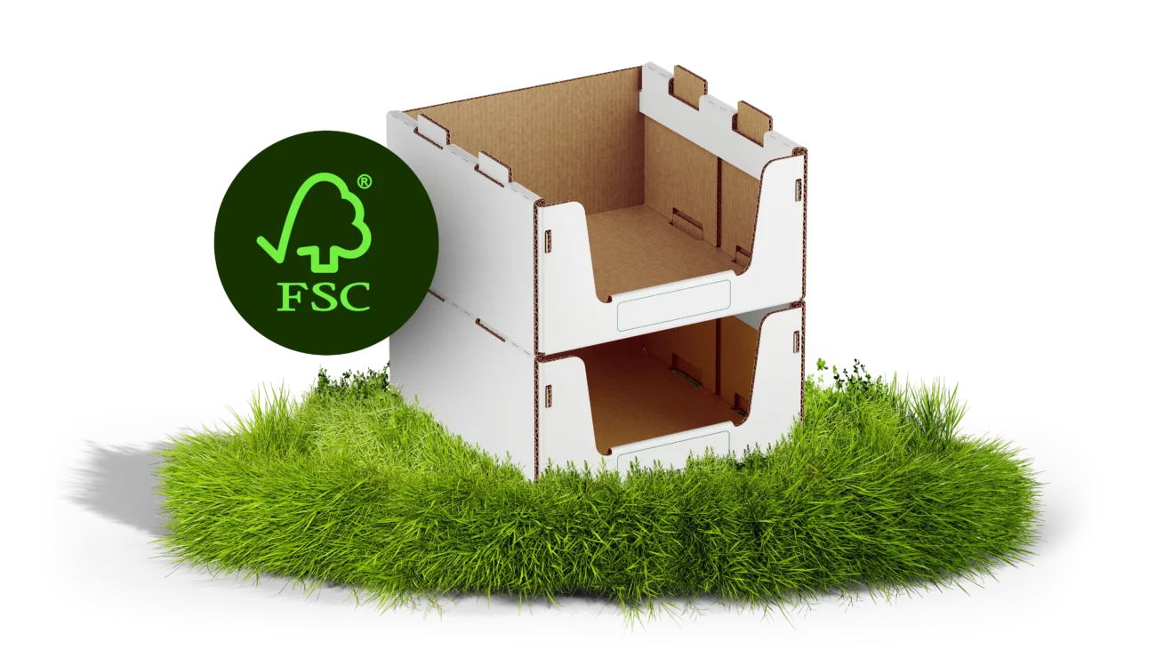 Lagerkarton Grass Podium Nachhaltigkeit FSC 2