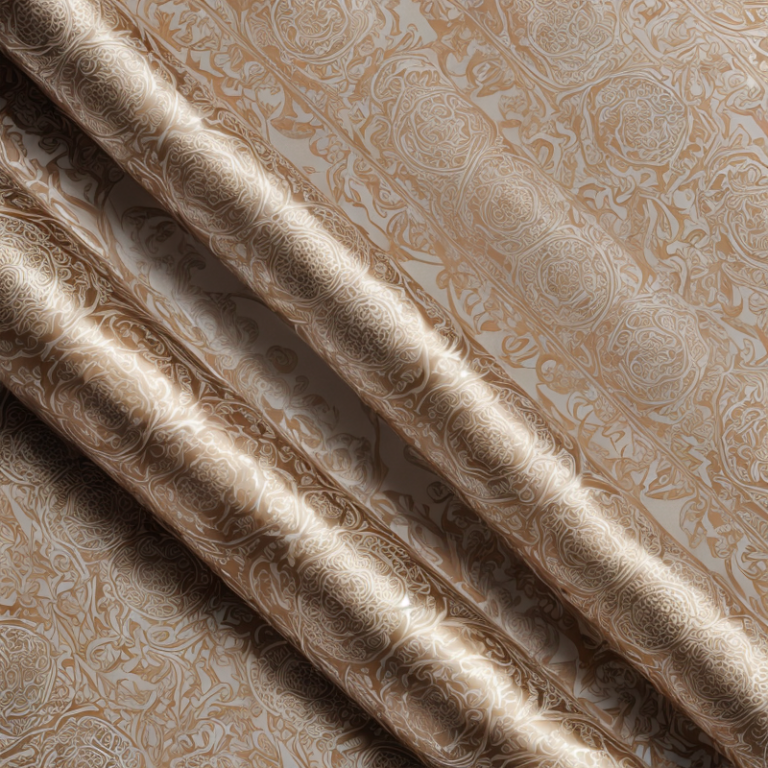 realistic style close up of unrolled wrapping paper