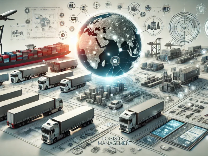 DALL·E 2024-08-29 13.20.04 - A highly detailed and professional image representing 'Logistik Management' (Logistics Management). The image should depict a modern logistics environ