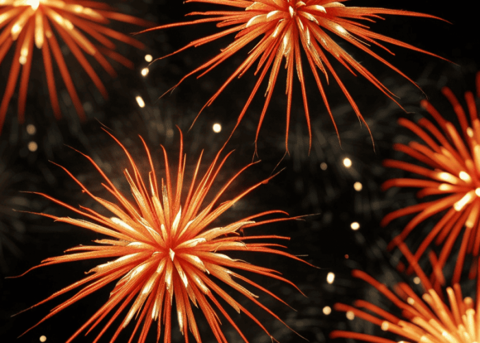 realistic style close up of unlit firecrackers in